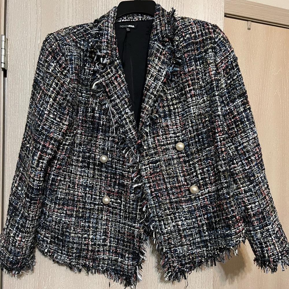 COPY - Tweed Chanel- Ish Blazer